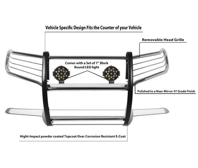 Grille Guard Kit <br>16-23 Toyota Tacoma