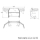 Grille Guard Kit <br>16-23 Toyota Tacoma