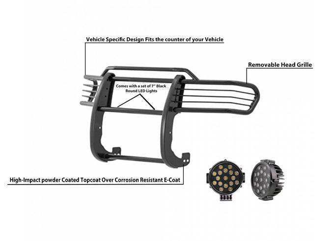 Grille Guard Kit <br>07-14 Toyota FJ Cruiser
