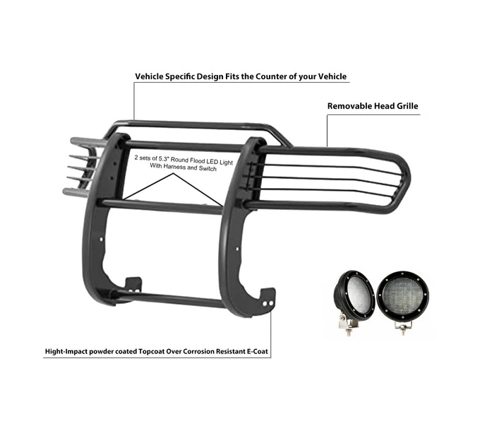 Grille Guard Kit <br>07-14 Toyota FJ Cruiser