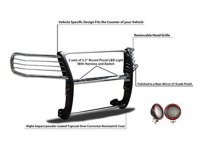Grille Guard Kit <br>08-22 Toyota Sequoia, 07-21 Tundra
