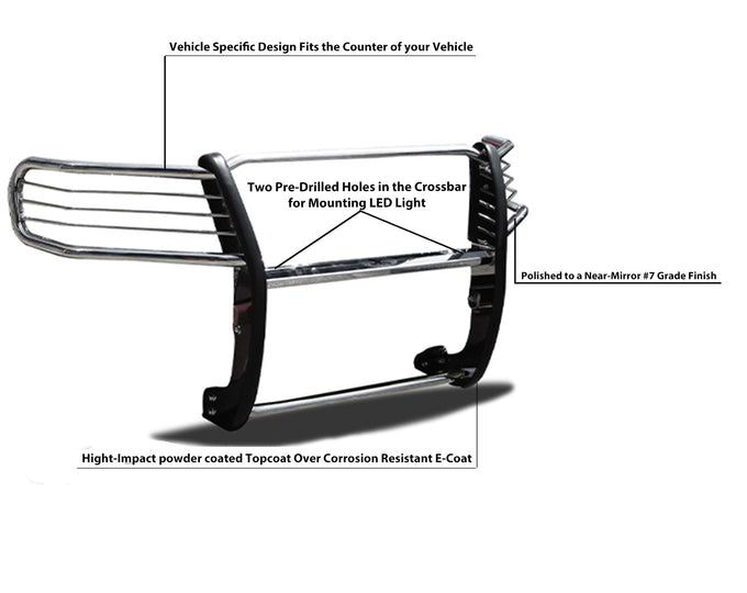 Grille Guard <br>08-22 Toyota Sequoia, 07-21 Tundra