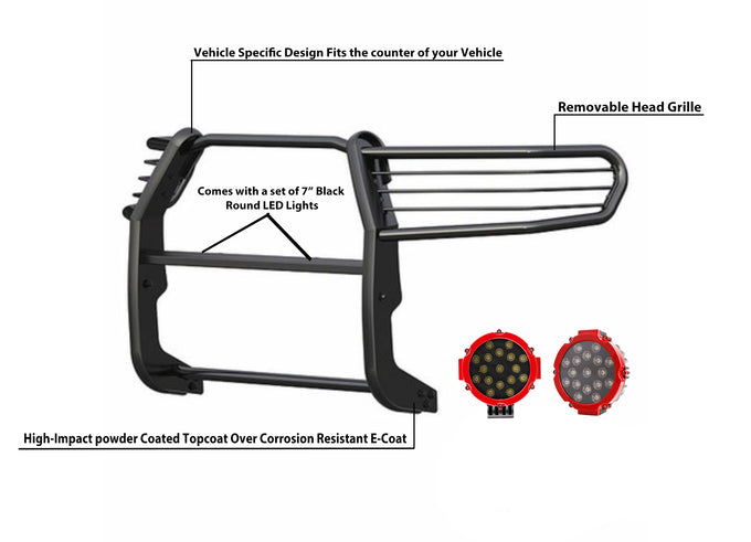 Grille Guard Kit <br>13-18 Nissan Pathfinder