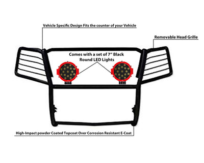 Grille Guard Kit <br>05-15 Nissan Xterra