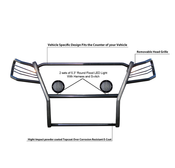 Grille Guard Kit <br>07-09 Dodge sprinter, Freightliner 2500, 3500