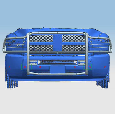 Grille Guard <br>94-01 Dodge Ram 1500, 94-02 2500, 94-02 3500