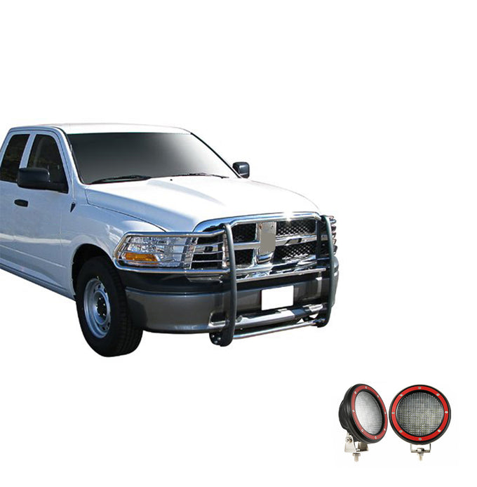Grille Guard Kit <br>09-10 Dodge Ram 1500, 11-18 1500, 19-24 1500 Classic