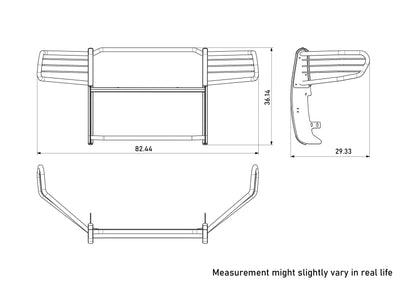 Grille Guard Kit <br>19-24 Ram 1500