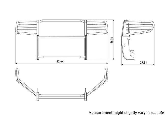 Grille Guard <br>19-24 Ram 1500