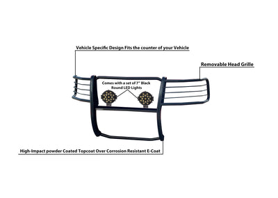 Grille Guard Kit <br>19-24 Ram 2500, 19-24 3500