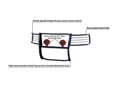 Grille Guard Kit <br>19-24 Ram 2500, 19-24 3500
