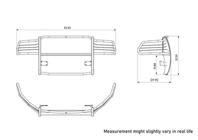 Grille Guard Kit <br>10-18 Ram 2500, 11-18 3500