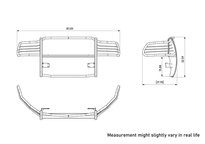 Grille Guard <br>10-18 Ram 2500, 11-18 3500
