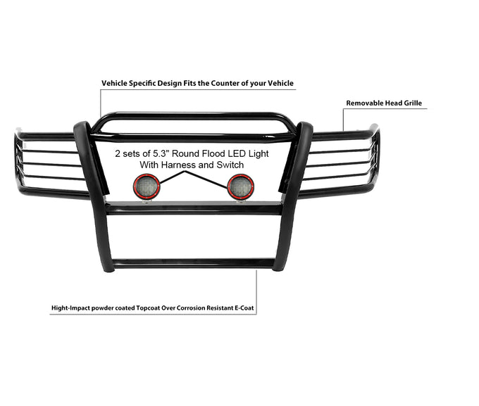 Grille Guard Kit <br>99-04 Jeep Grand Cherokee