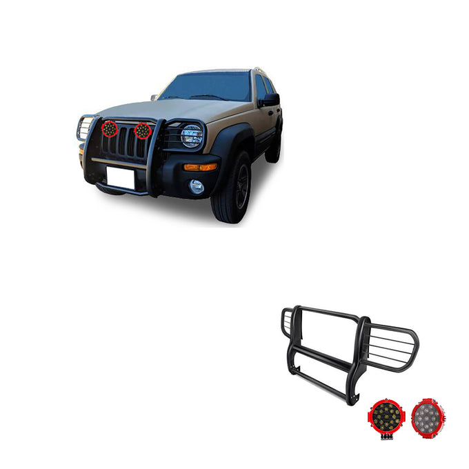 Grille Guard Kit <br>02-07 Jeep Liberty