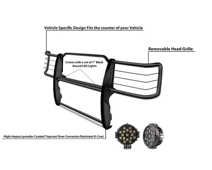 Grille Guard Kit <br>95-01 Ford Explorer, 97-01 Mercury Mountaineer