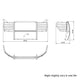 Grille Guard Kit <br>11-16 Ford F-250 F-350 F-450 F-550 Super Duty