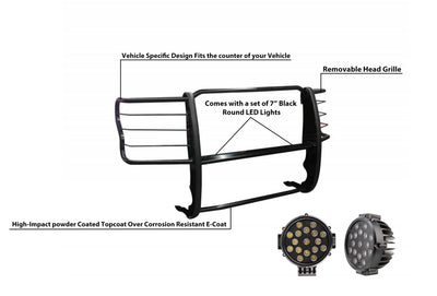 Grille Guard Kit <br>17-23 Ford F250 F350 F450 F550 Super Duty