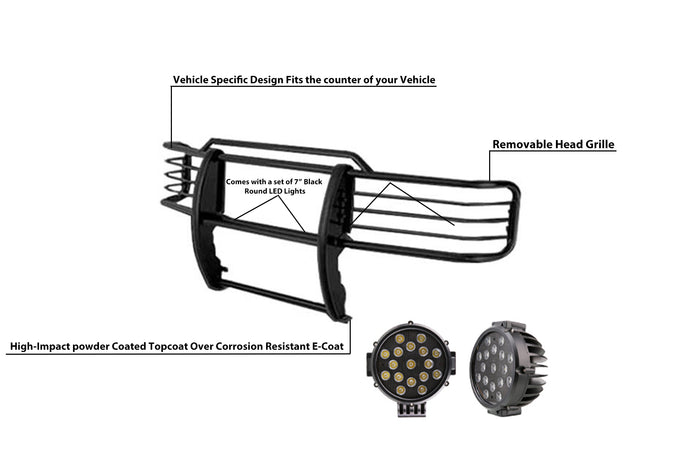 Grille Guard Kit <br>01-03 Ford Explorer Sport, 01-05 Sport Trac