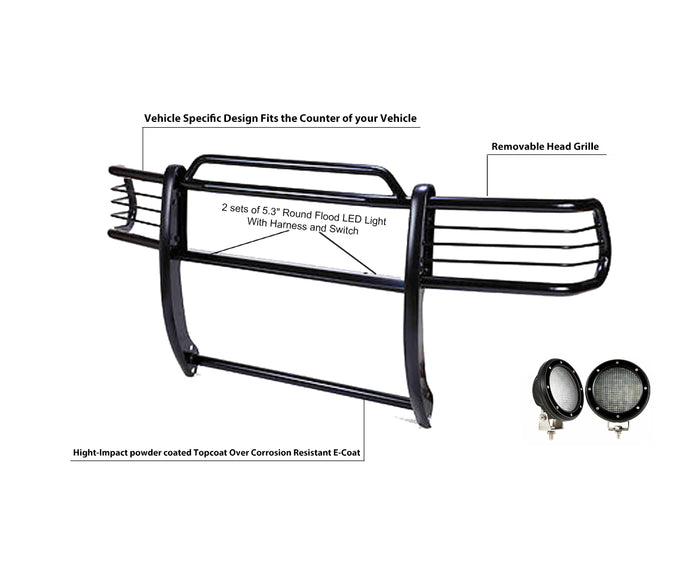 Grille Guard Kit <br>01-03 Ford Explorer Sport, 01-05 Sport Trac