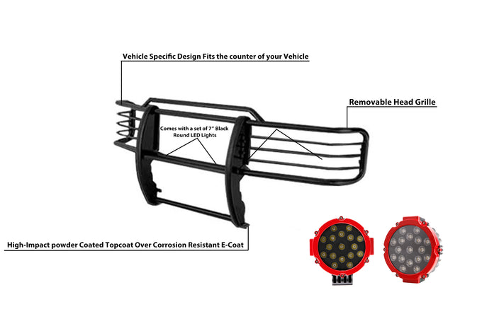 Grille Guard Kit <br>01-03 Ford Explorer Sport, 01-05 Sport Trac