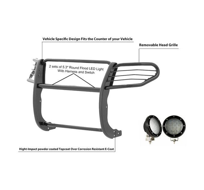 Grille Guard Kit <br>11-15 Ford Explorer