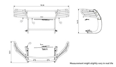 Grille Guard <br>16-19 Ford Explorer