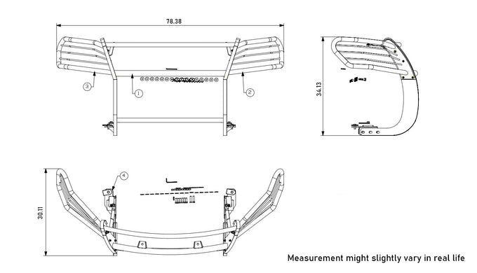 Grille Guard <br>16-19 Ford Explorer