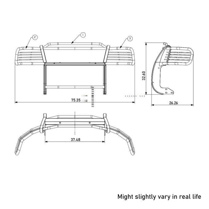 Grille Guard Kit <br>99-02 Ford Expedition, 99-04 F-150, 99-07 F-250