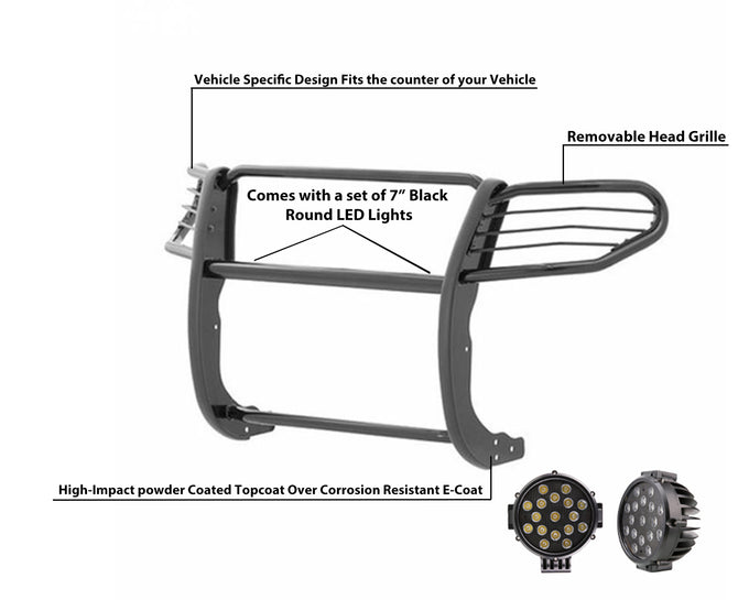 Grille Guard Kit <br>07-14 Ford Expedition