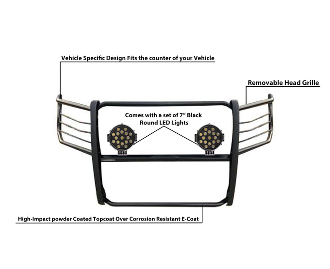 Grille Guard Kit <br>15-23 Ford F-150