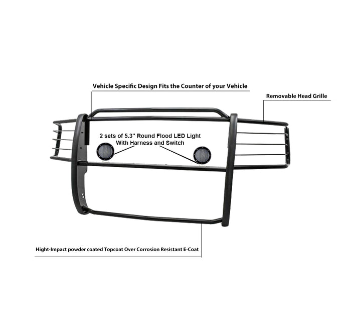 Grille Guard Kit <br>01-12 Ford Ranger
