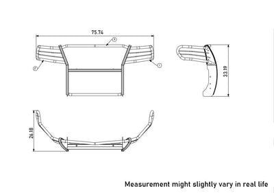Grille Guard Kit <br>15-22 Chevy Colorado, 15-22 GMC Canyon