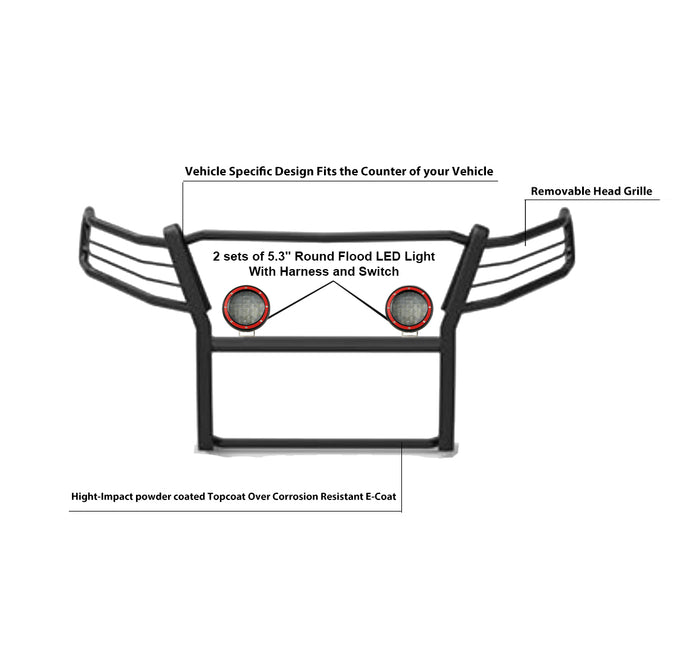 Grille Guard Kit <br>15-22 Chevy Colorado, 15-22 GMC Canyon