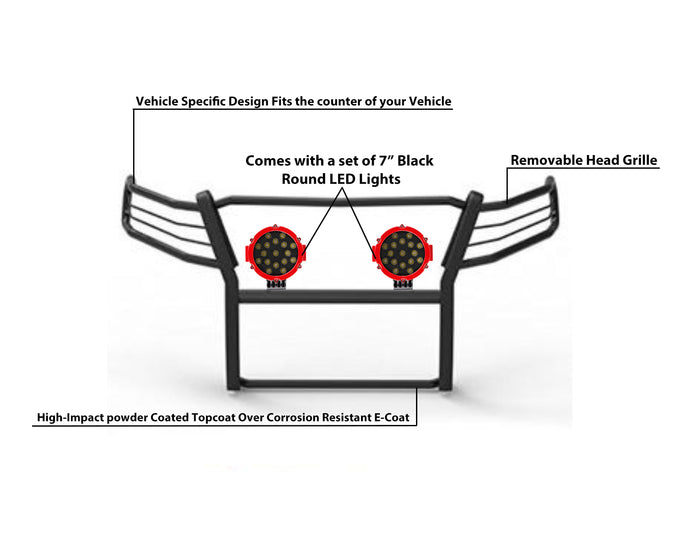 Grille Guard Kit <br>15-22 Chevy Colorado, 15-22 GMC Canyon