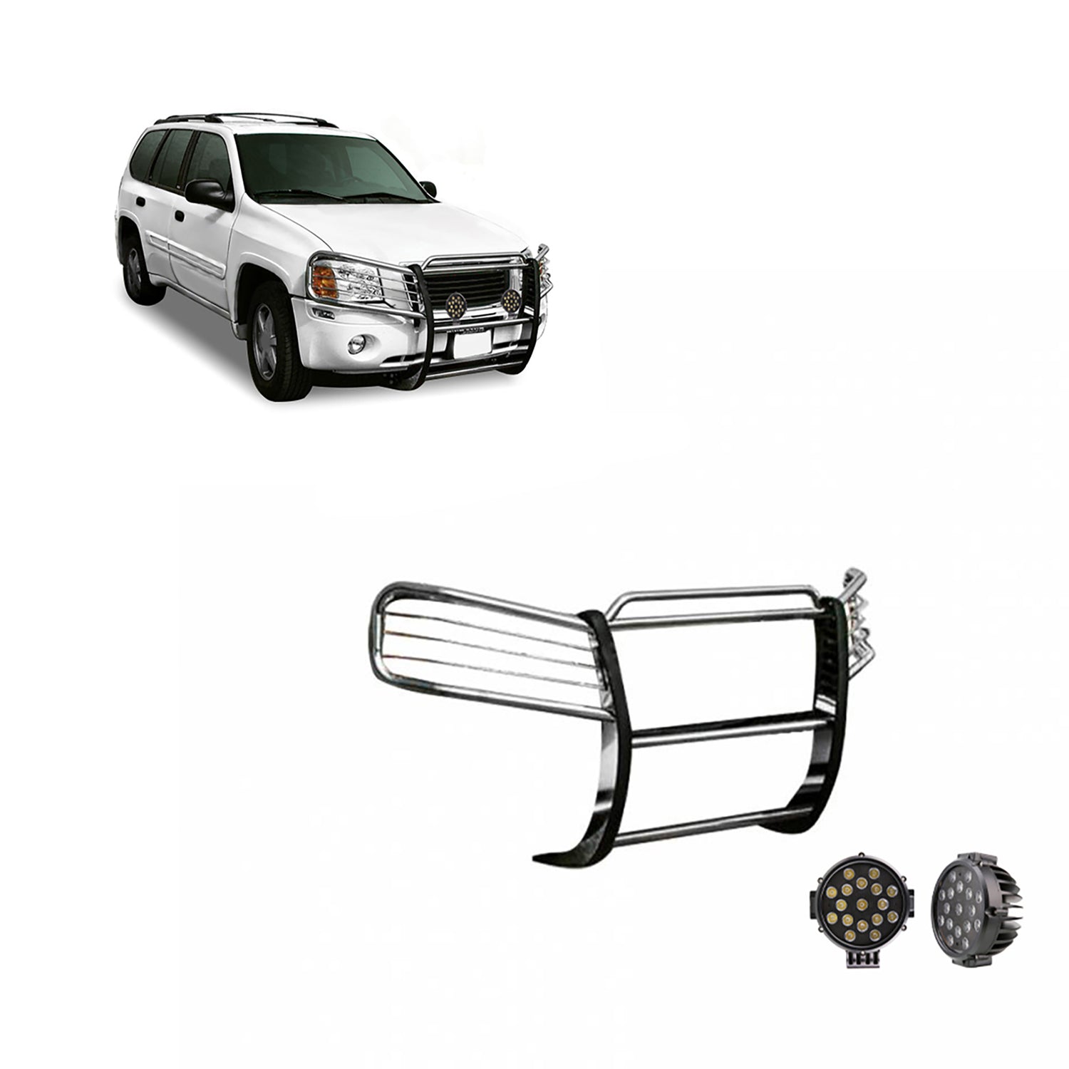 Grille Guard Kit <br>02-09 GMC Envoy