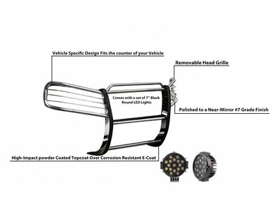 Grille Guard Kit <br>02-09 GMC Envoy
