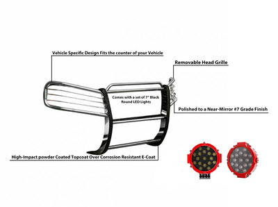Grille Guard Kit <br>02-09 GMC Envoy