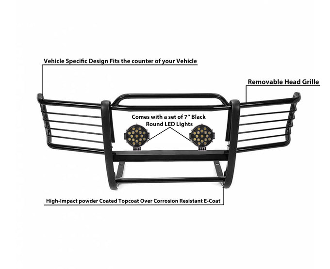 Grille Guard Kit <br>92-94 Chevy K5 Blazer, 95-98 Silverado