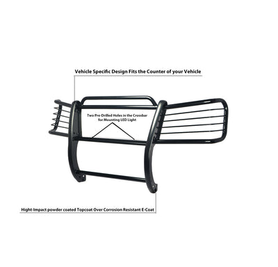 Grille Guard <br>02-09 Chevy Trailblazer, 02-06 Trailblazer EXT