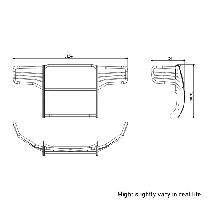 Grille Guard Kit <br>15-19 GMC Sierra 2500 HD, 15-19 3500 HD
