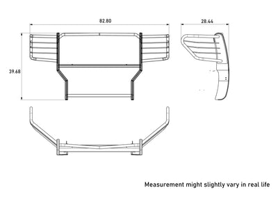 Grille Guard <br>21-22 GMC Sierra 2500 HD, 21-22 3500 HD
