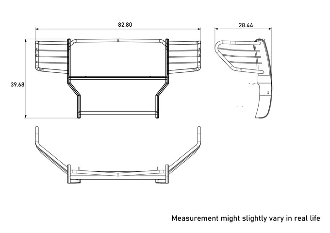 Grille Guard <br>21-22 GMC Sierra 2500 HD, 21-22 3500 HD