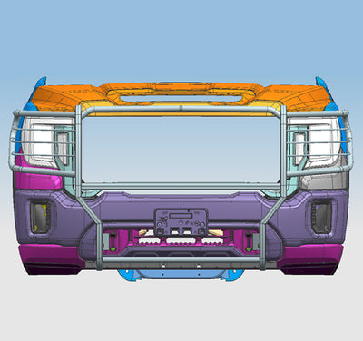 Grille Guard <br>21-22 GMC Sierra 2500 HD, 21-22 3500 HD
