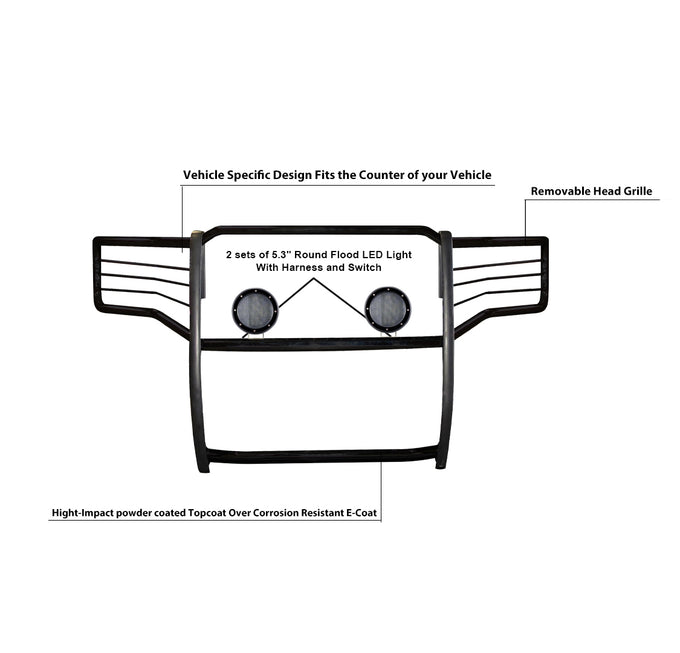 Grille Guard Kit <br>15-23 Chevy Suburban, 15-23 Tahoe