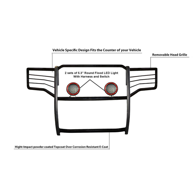 Grille Guard Kit <br>15-23 Chevy Suburban, 15-23 Tahoe
