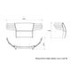 Grille Guard Kit <br>15-23 Chevy Suburban, 15-23 Tahoe