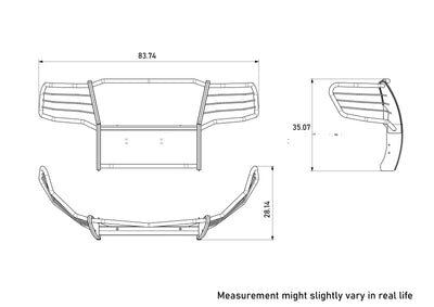 Grille Guard Kit <br>15-23 Chevy Suburban, 15-23 Tahoe