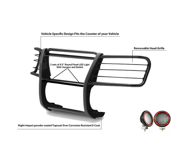 Grille Guard Kit <br>99-02 Chevy Silverado 1500, 00-06 GMC Yukon