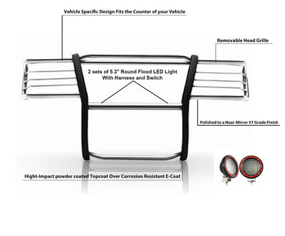 Grille Guard Kit <br>99-02 Chevy Silverado 1500, 00-06 GMC Yukon